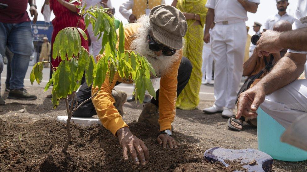 Indian guru Sadhguru