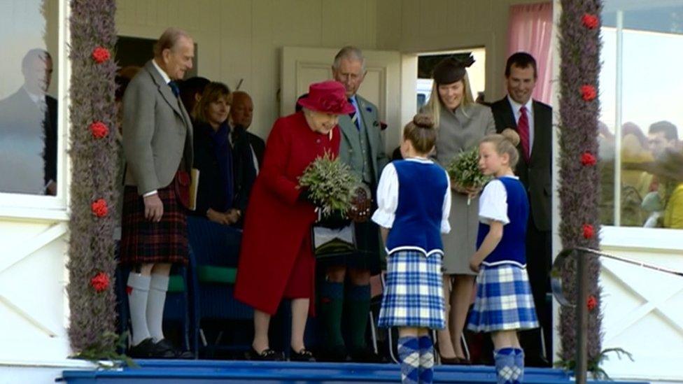 Queen at Braemar