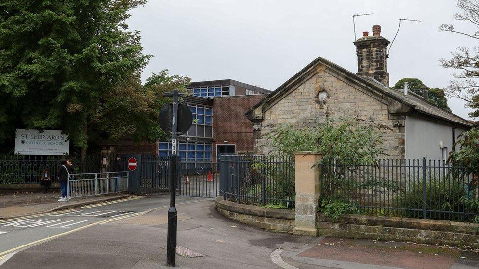 Exterior of St Leonard's School, Durham