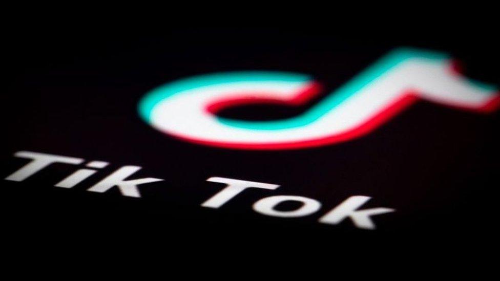 TikTok logo.