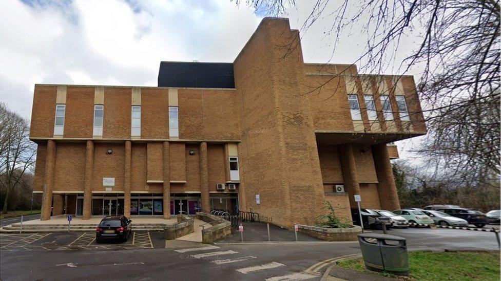 Peterborough's regional pool: image of a large brown building