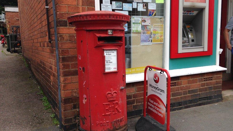 A Post Office branch