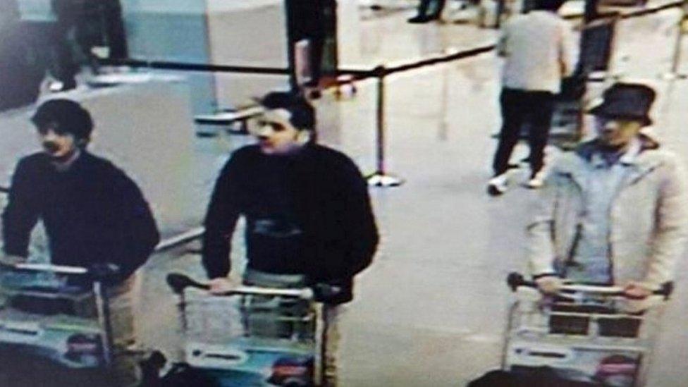 Brussels airport bombing suspects