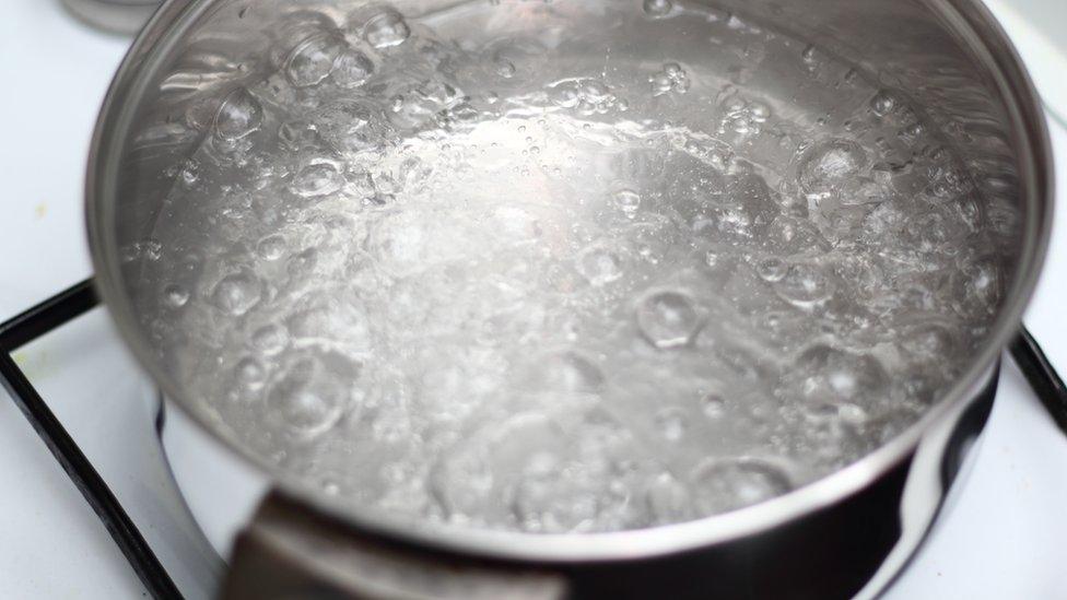 Water boiling