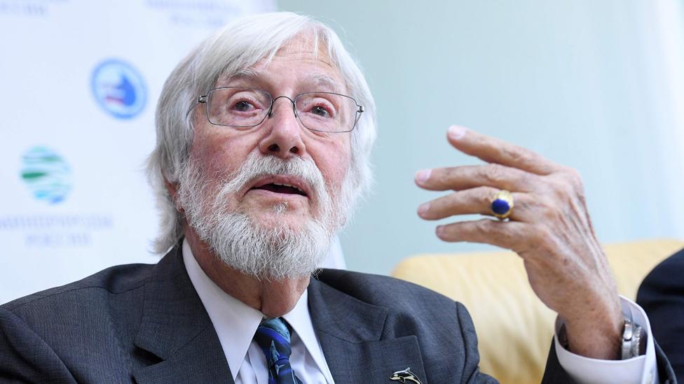 Jean-Michel Cousteau in Moscow, 4 Apr 19