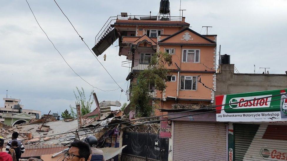 Sitapaila, west of Kathmandu in 2015