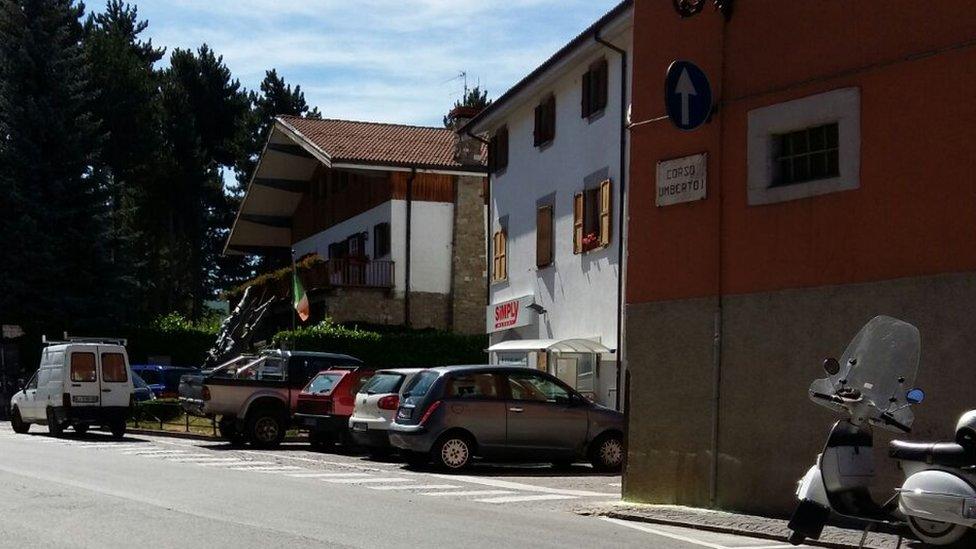 Francesco's home before the quake