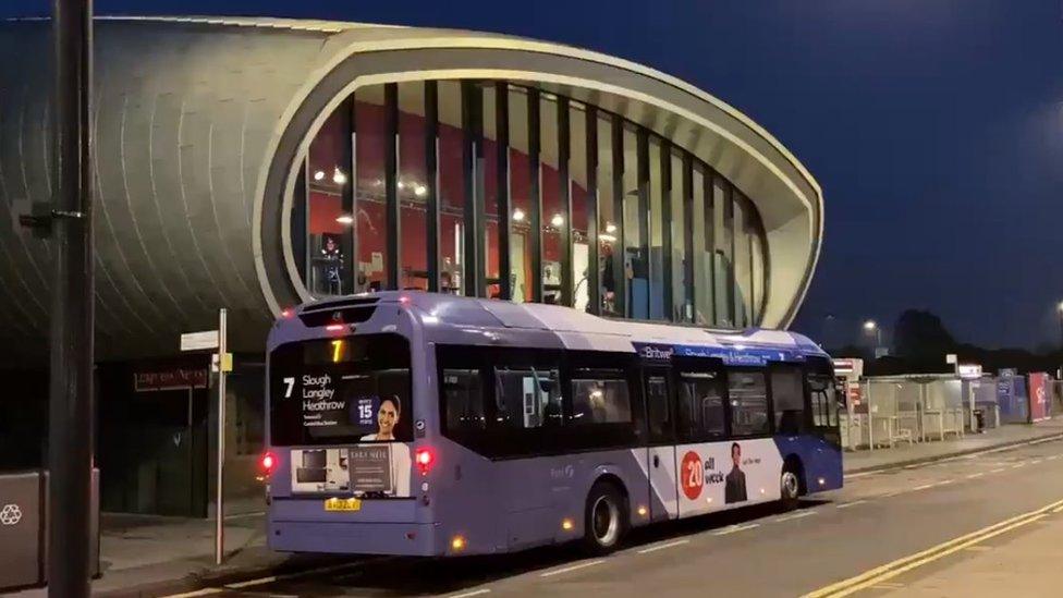 Slough bus station