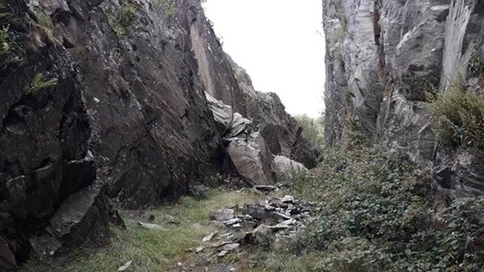 Devil's Gulch after the rockfall