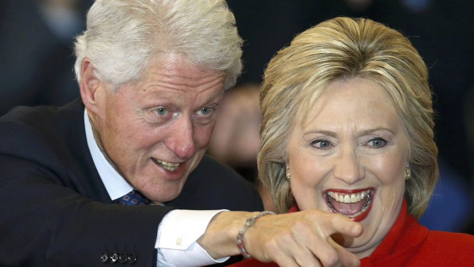 Bill and Hillary Clinton