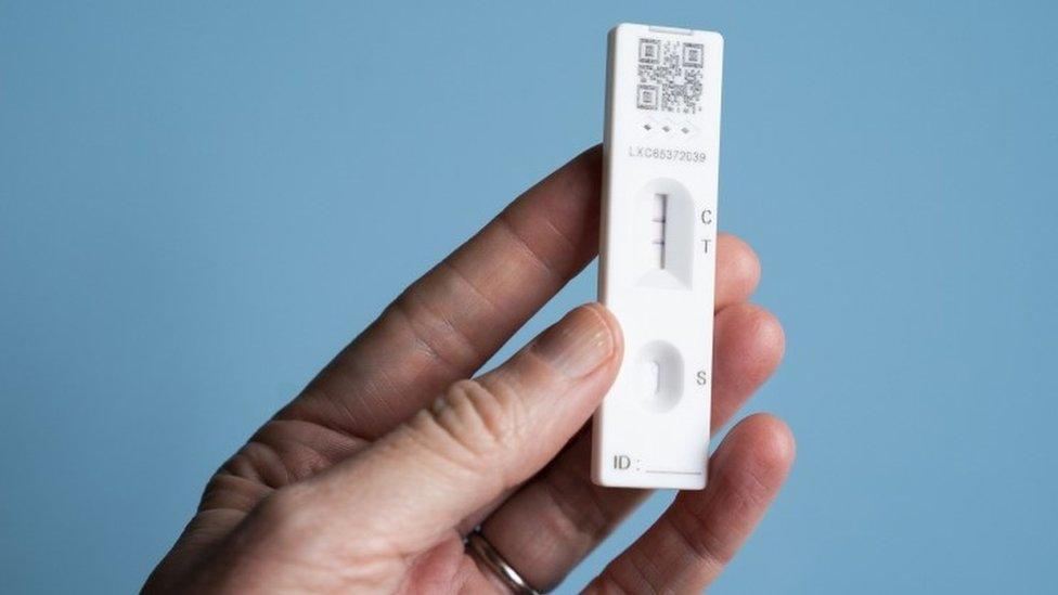 positive lateral flow test generic