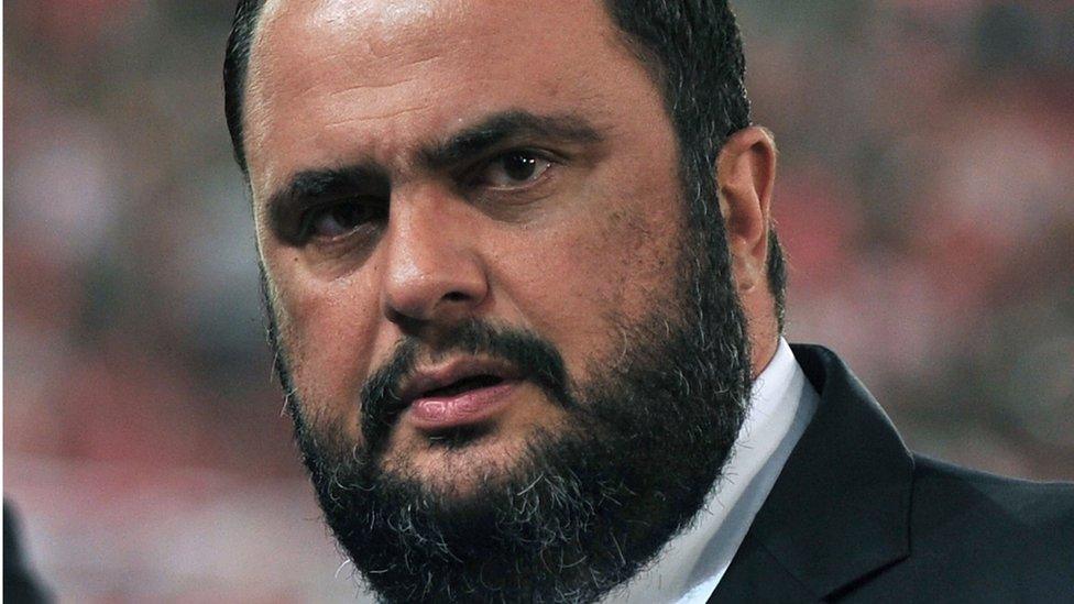 Evangelos Marinakis, the president of reigning Greek football champions Olympiakos.