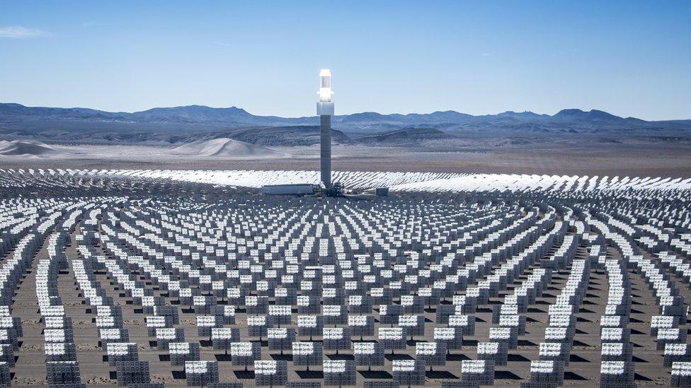 Crescent Dunes solar thermal plant