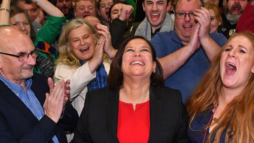 Mary Lou McDonald after Sinn Féin victory