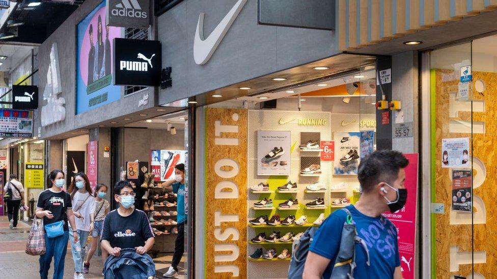 Nike and Adidas stores