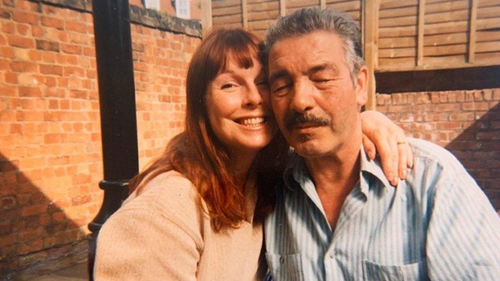 Jane Roche and her father Vince Pettitt