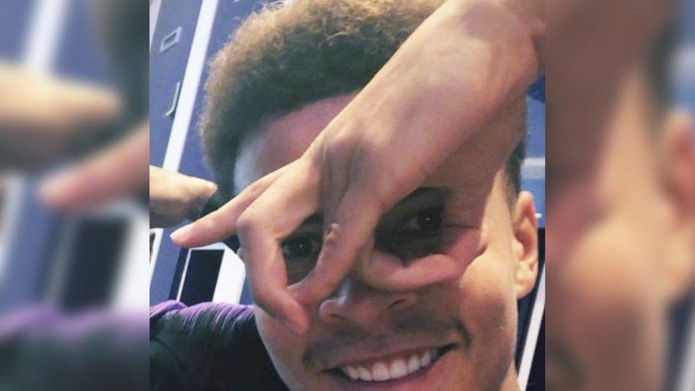 Dele Alli doing the latest celebration.