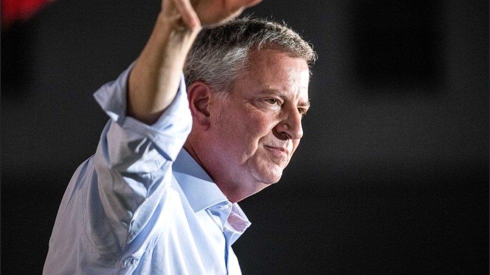 New York City Mayor Bill de Blasio