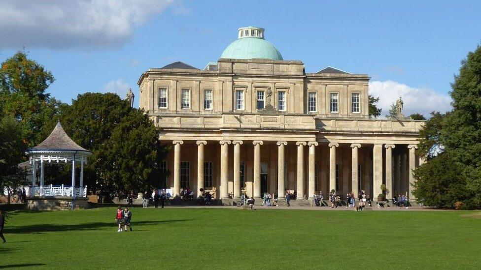 A Georgian building in Cheltenham