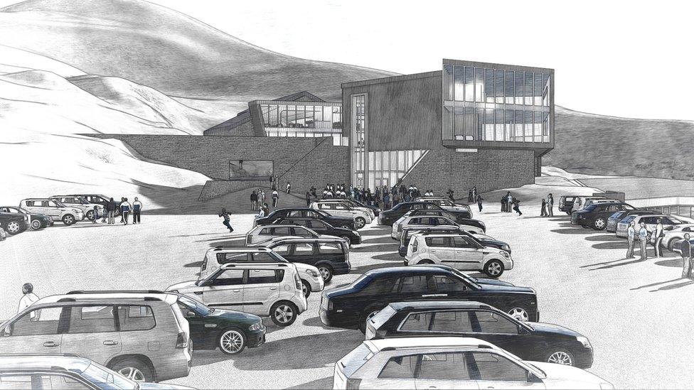 Artist's impression of new-look CairnGorm Mountain