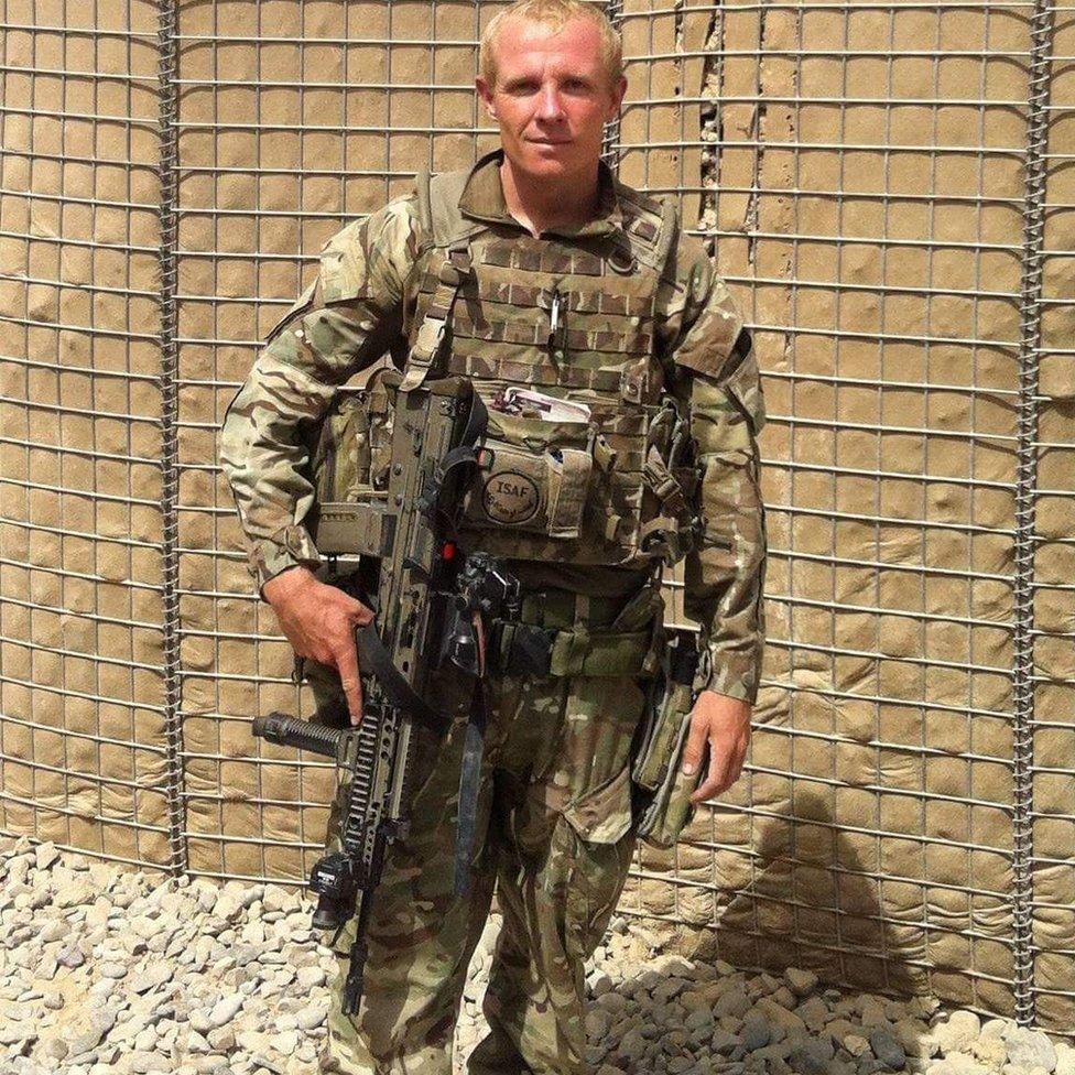 Johnathon Wilson served in Afghanistan in 2013