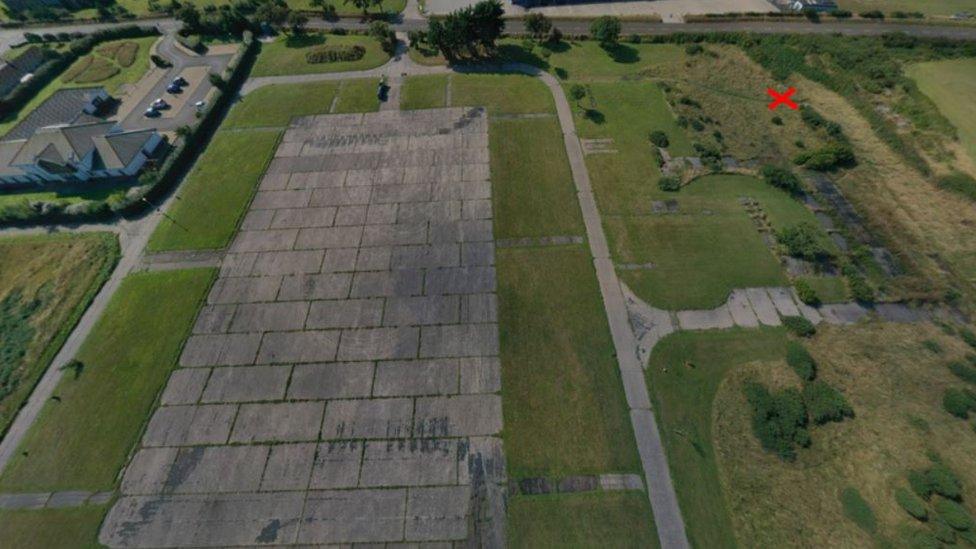 The location in Jurby for the new reservoir