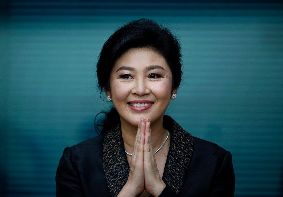 Former Thai prime minister Yingluck Shinawatra greets supporters as she arrives to deliver closing statements in her trial for alleged criminal negligence over her government"s rice-pledging scheme at the Supreme Court"s Criminal Division for Persons Holding Political Positions in Bangkok, Thailand, 01 August 2017.