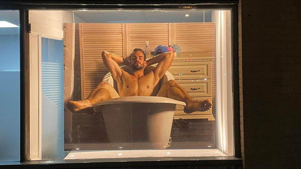 Man in a tub