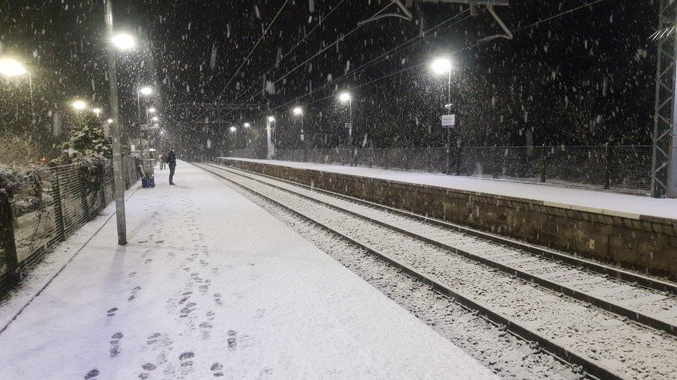 Snow in Stirlingshire