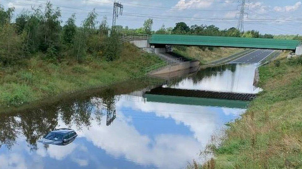 A34 floods