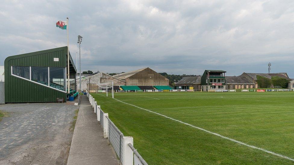 Aberystwyth Town's home ground Park Avenue