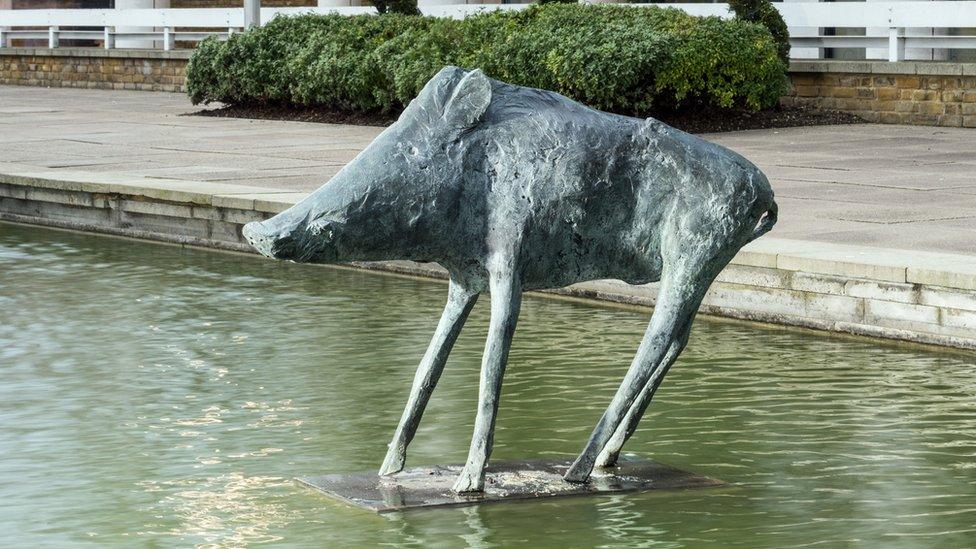 Wild Boar by Elisabeth Frink (1970)