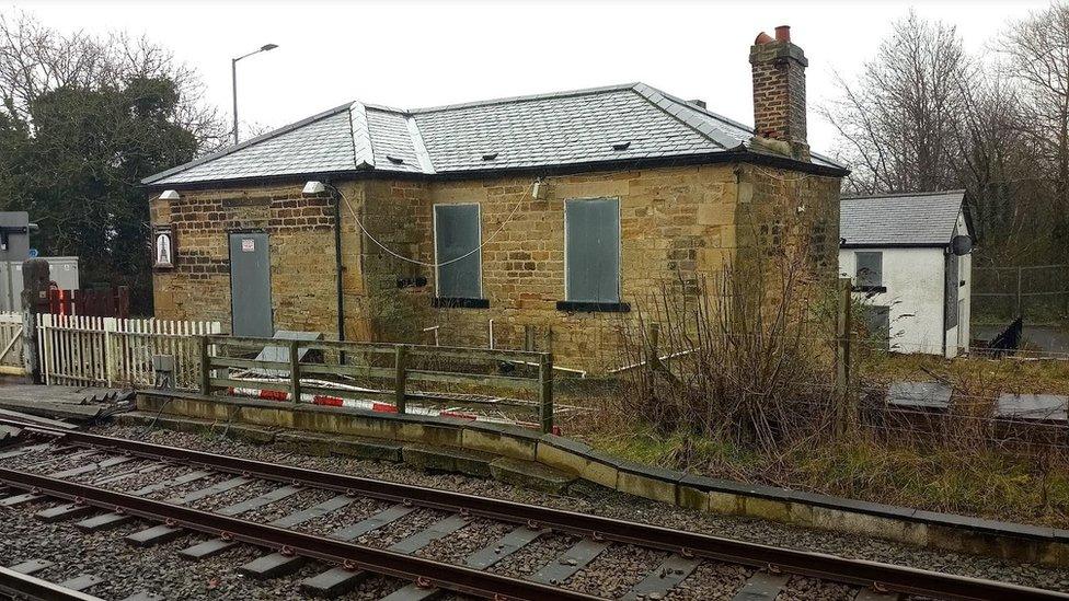 the station building today