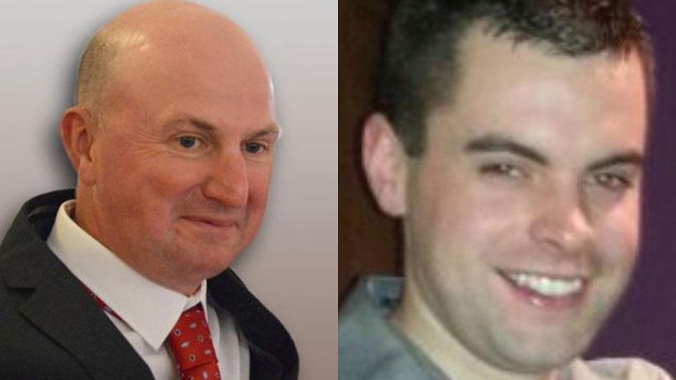 Gerard Gillies, left, and Craig Reid