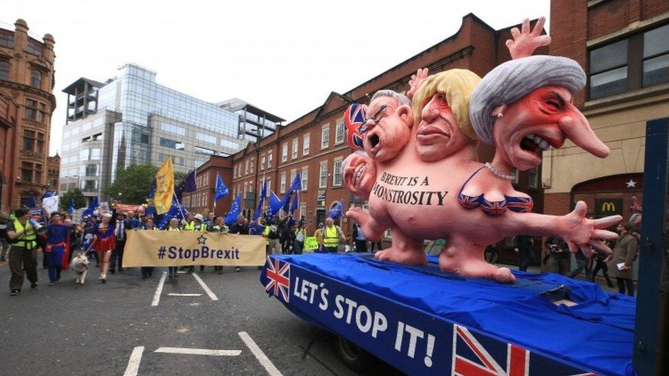 Brexit protest