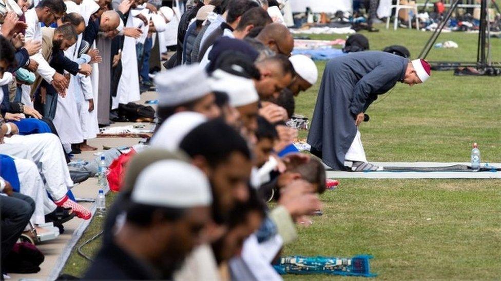 Prayers in Christchurch