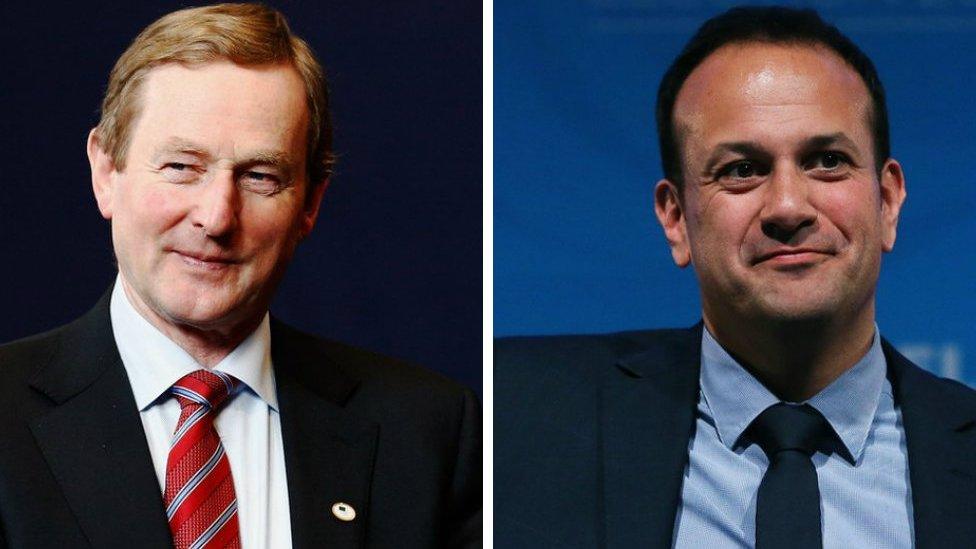 Enda Kenny (left) and Leo Varadkar