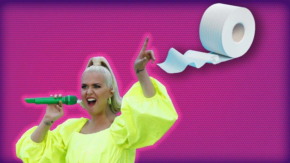 Photoshopped-image-of-Katy-Perry-with-toilet-roll.