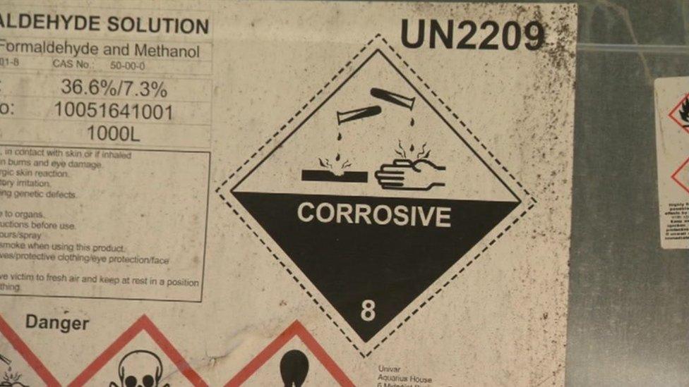 Fomaldehyde label