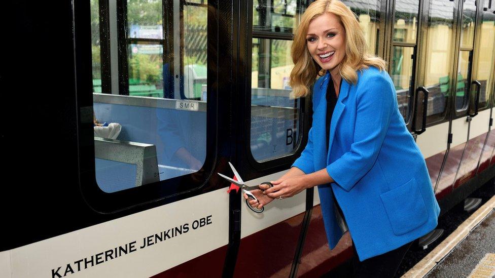 Katherine Jenkins and her own carriage