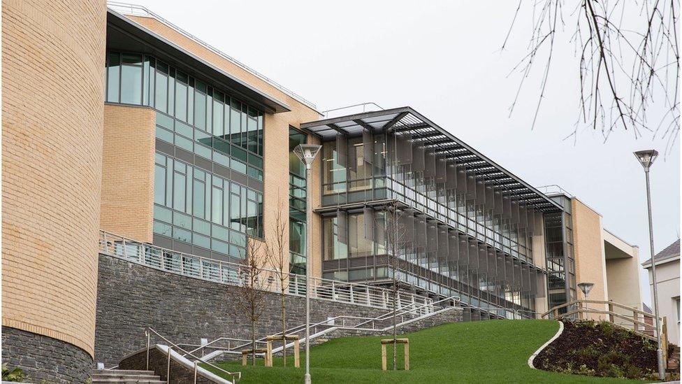 teaching block at Magee university