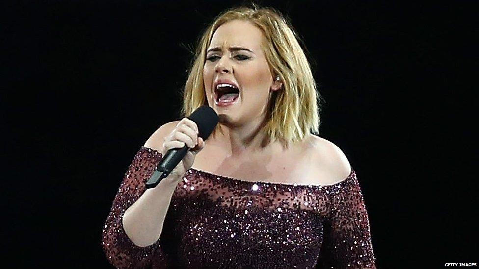 Adele singing