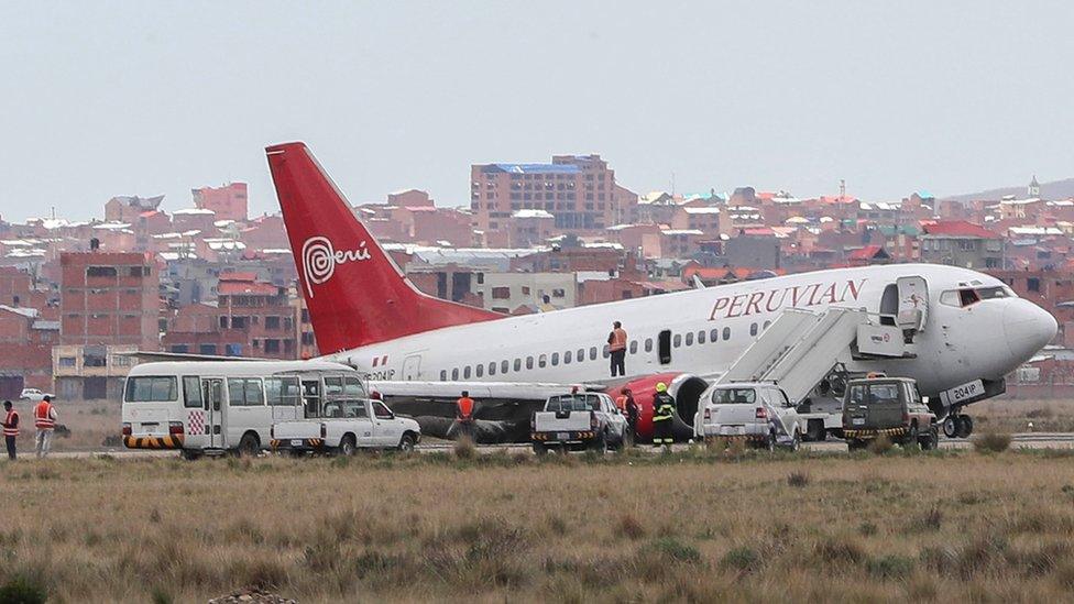 Peruvian Airlines incident forces temporary closure of El Alto airport