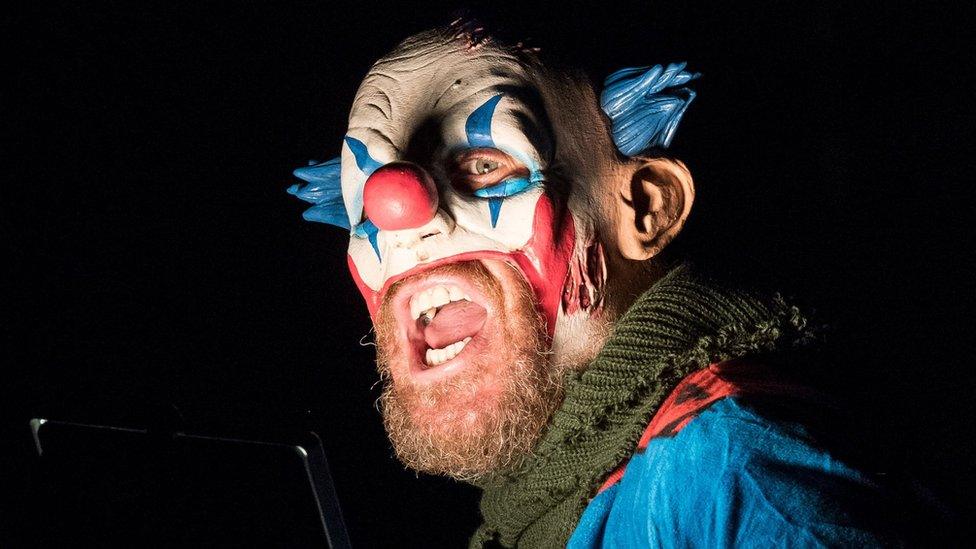 Rhys Ifans as the Fool in King Lear