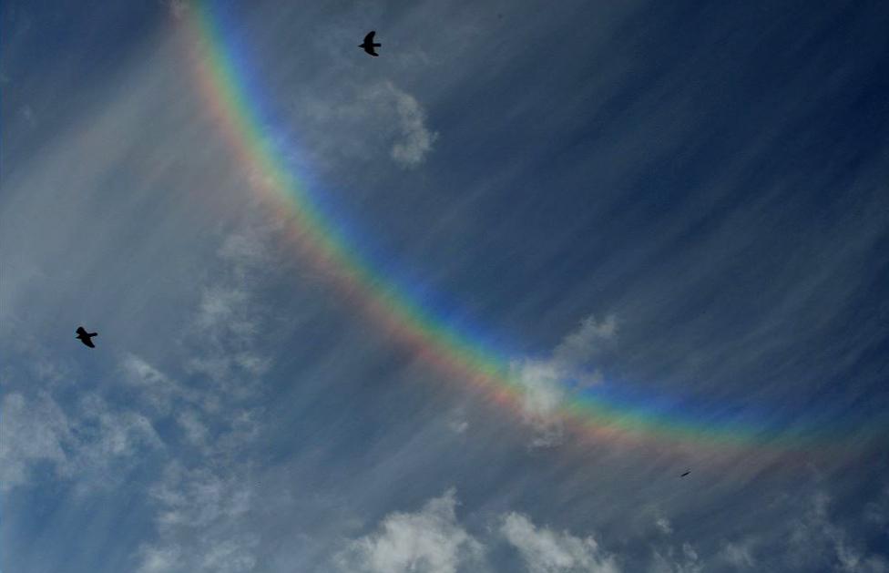 Upside down rainbow