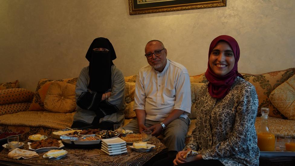 Abdallah al-Barnouni and his family