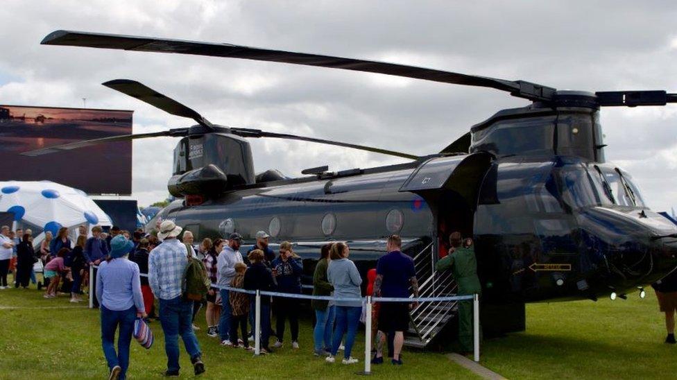 Plane at the show