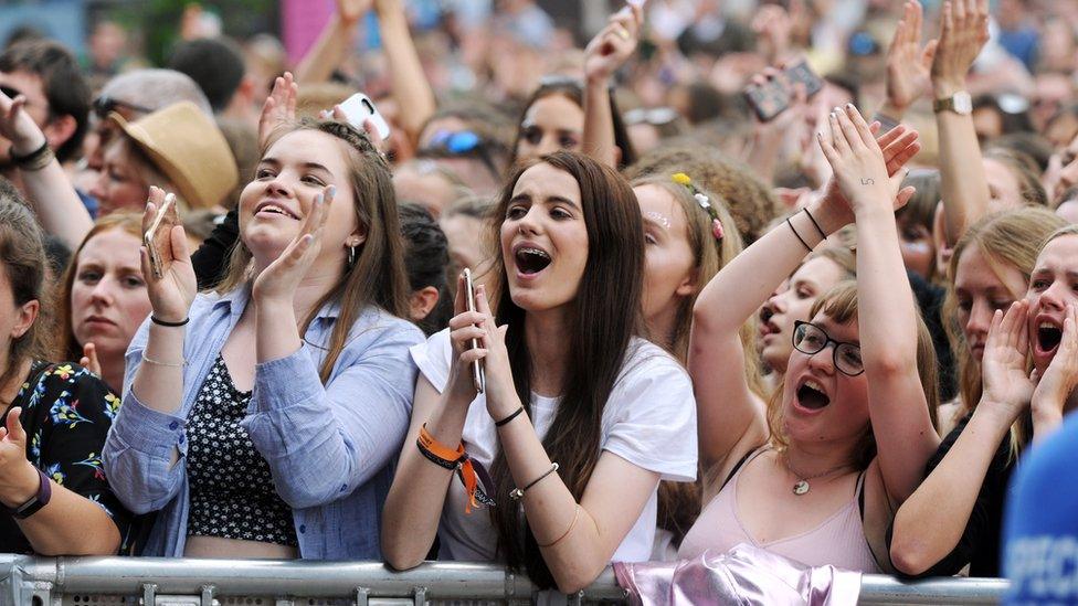 Fans at Biggest Weekend