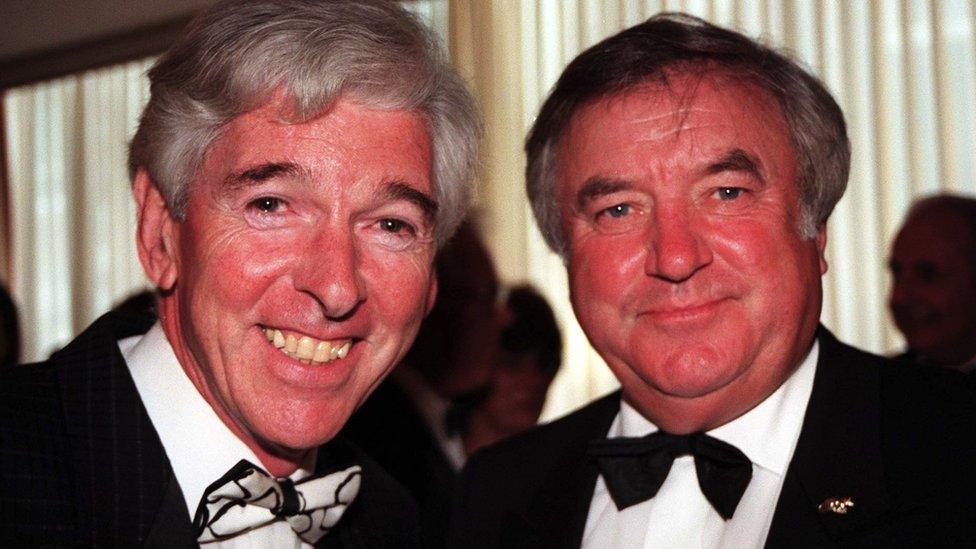 Tom O'Connor and Jimmy Tarbuck