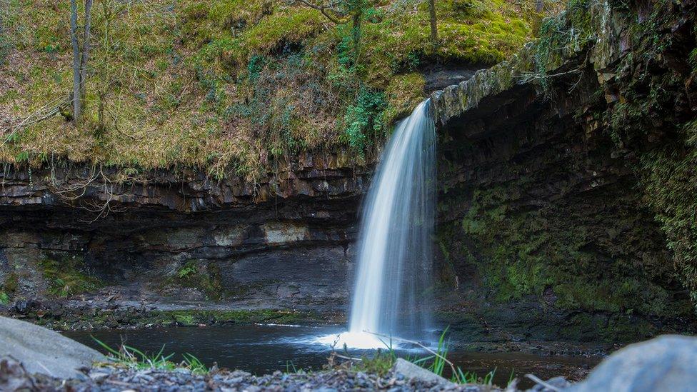 Sgwd Gwladus waterfall